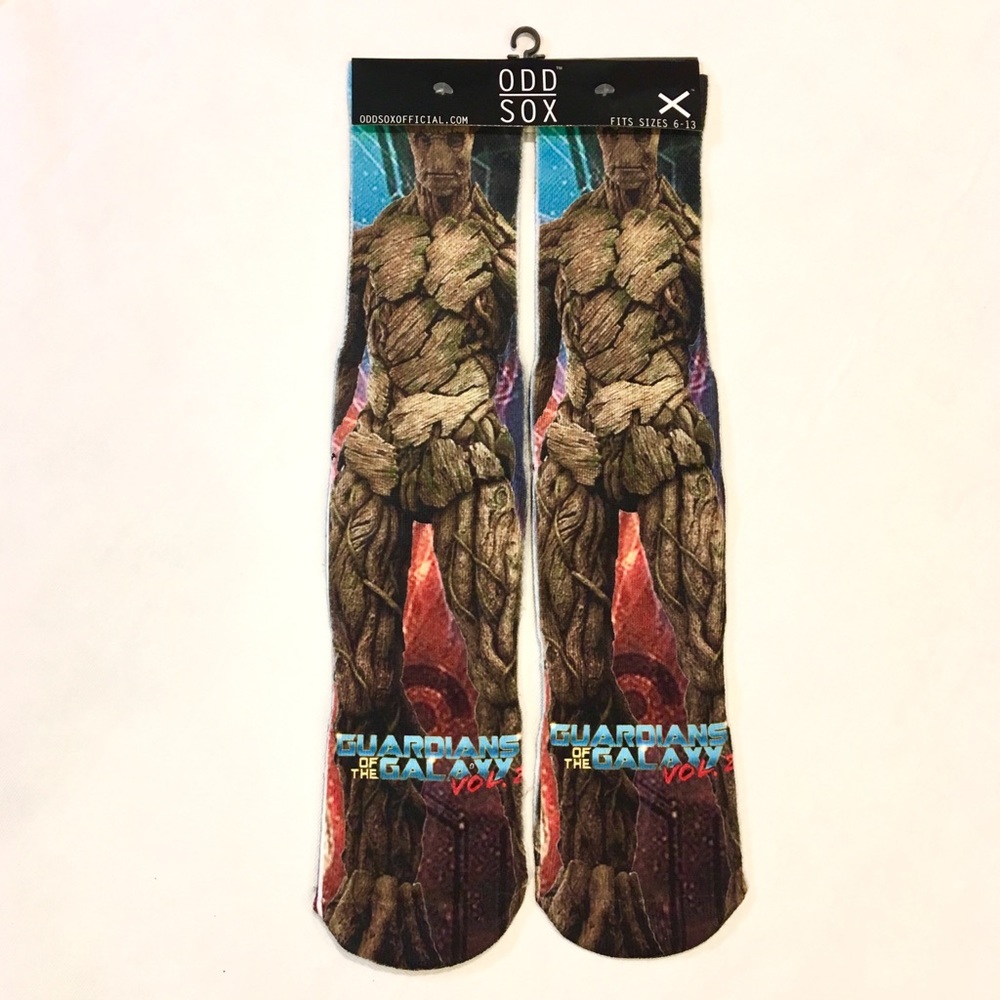 Marvel Guardians of The Galaxy Groot Graphic Socks